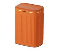 Hanging Trash Can with Lid, Wall Mounted Foldable Kitchen Compost Bin, Space-Saving Waste Bin for Countertop or Under Sink - Ideal for Kitchen, Bathroom, Office, 8L