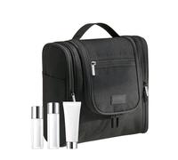 Hanging Travel Toiletry Bag - Foldable Waterproof Cosmetic Spacious with Zip Pockets and Carry Strap, Compact for Makeup and Skin Care | Portable