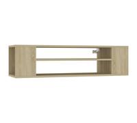 Hanging TV Cabinet Entertainment Centre Wall TV Unit Engineered Wood vidaXL