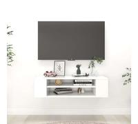 vidaXL Hanging TV Cabinet White 100x30x26.5 cm Engineered Wood