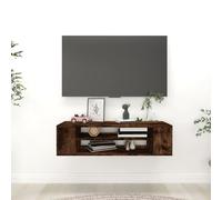 vidaXL TV Cabinet High Gloss White 100x35.5x45 cm Engineered Wood, White