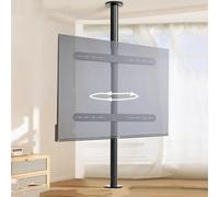 Hanging Tv Cabinet - Lcd Tv 360 Degree Rotating Frame Floor Stand, Partition Wall Rotating Rack Rotating Tv Cabinet Rotating Base, Adjustable Tilt Tv Mount, Fits 32-75Inch Scr,1700,2050mm