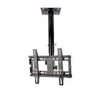 Hanging TV Mount Bracket, Adjustable Ceiling TV Mount Bracket, Fits Most 32-55 Inch LCD LED OLED 4K TVs, Flat Screen Displays, TV Pole Mount Holds Up to 110lbs