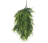 Hanging UV and Fire Resistant Artificial Foliage Plant 85cm Leaf Green One Size