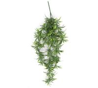 Hanging UV and Fire Resistant Artificial Fronded Thyme Plant 70cm Leaf Green One Size