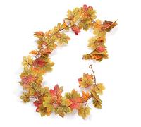 Hanging Vine Garland, Waterproof Artificial Autumn Foliage Garland Fall Floral Stems for Party(number 1)