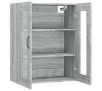 vidaXL Hanging Wall Cabinet Grey Sonoma 69.5X34X90 Cm, Grey
