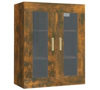 vidaXL Hanging Wall Cabinet Smoked Oak 69.5x34x90 cm