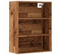 vidaXL 3 Open Shelf Old Wood Hanging Wall Cabinet