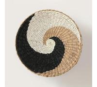 Hanging Wall Decor Woven Wall Basket Plate Straw Home Home Art,For Living Room/Farmhouse/Kitchen Natural Handmade
