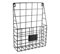 Hanging Wall File Carry - Multipurpose Wall File Organizers Storage Rack | 28x10x40cm Moisture-Resistant Metal Shelf Display Modern Decor For Home Office