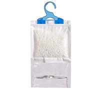 Hanging Wardrobe Dehumidifier Moisture Absorber Condensation Remover - Ideal to Stop Damp, Mould and Moisture - Improve Air Quality - Bedroom, Wardrobe, Caravan (12, Fresh Linen)