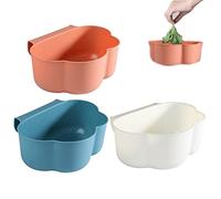 Hanging Waste Basket 3pcs over the Cabinet Door Kitchen Cabinet Hanging Garbage Waste Bin Can Trash Barrel Storage Container