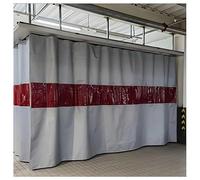 Hanging Welding Curtain with Observation Window, Fire-Resistant and Flame-Retardant Welding Curtain Screen for Workshop/Industrial Use(7x3m/23x10ft)