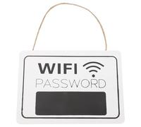 Hanging Wifi Password Sign Mdf White Erasable Board