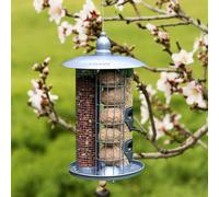 Hanging Wild Garden Bird Feeder 3 in 1 Seed, Nut, Fat Ball Suet Feeding Station