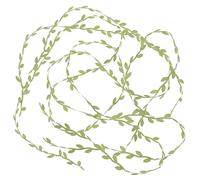 Hanging Willow Leaves Garland Green PVC Holiday Home Decoration
