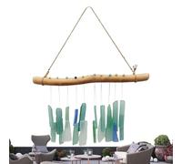 Hanging Wind Chimes - Outdoor Sound Decor, Calming Breeze Accessory, Decorative Wall Piece, durablese Natural Design | bamboos Wind Chimes with Gentle Sound Effect for Lawn Window Beach Home Decoratio