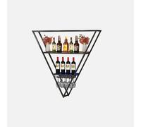 Hanging Wine Glass Rack - Wall Mounted Storage for Goblets, Rustic Design with LED Light, Adjustable Ceiling Liquor Shelf for Stylish Bar Organization