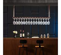 Hanging Wine Glass Rack with Lightweight Luxury Design Ceiling Shelf Bar Hanger for Home Wine Cabinet Display and Creative Storage Solution
