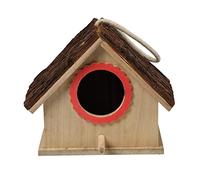 Hanging Wood Birdhouse Bird Outdoor Garden Standing Wooden Large ArtsCrafts & Sewing 1841