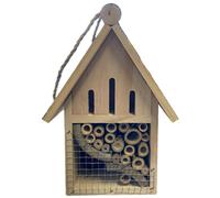 Hanging Wooden Bee Butterfly Beetle & Insect House