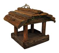 Hanging Wooden Bird Table Feeder