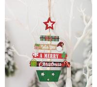 Hanging Wooden Decorations for the Holidays Beautiful Ornaments to Brighten Your Space (B)