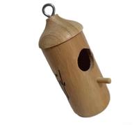 Hanging Wooden For Nesting Box for Hummingbirds, Protects from Weather while Providing a Cozy Home