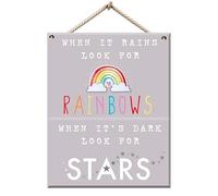 Hanging Wooden Wall Sign Plaque Home Office Decoration Stylish Art Inspirational Message Keepsake Gift