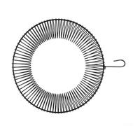 Hanging Wreath Bird Feeder for and Suet Balls, Large Capacity | Large Capacity Hanging Wreath Bird Feeder, Rust for proof Steel Spring Coil Cage for and Suet Balls, Wild Bird Food