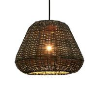 Hangingp Farmhouse Stylek Brown Light Large Rattan Lightihallway Large Hangingp Rustic Asian Wicker Ceililight for Livikitchen Diniroom/35Cm/a