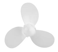 HANGKAI 3.5HP OUTBOARD MOTOR 7 1/4 5-A 3 BLADES ALUMINUM PROPELLER BOAT LIGHTWEIGHT PORTABLE STABLE MOTOR PROPELLER WHITE