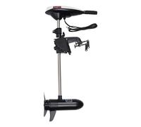 Hangkai Electric Outboard Engine 12V 552W Pure Copper Brush Motor Marine Electric Thruster with F5-R2 Gears Telescopic Handle and 3-Leaf Propeller (29cm) for Kayaks/Canoes/Inflatable Boats