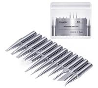 HANGLIFE ET Soldering Iron Tips for Weller WE1010NA WE1010EDU WES51/50 WESD51 WCC101 PES51/50 WEP70 LR21 and More Soldering Stations/Irons - Replacement Solder Tips for Weller Welding Equipment