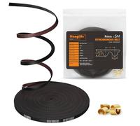 HANGLIFE GT2 Timing Belt with Copper Buckle - 3D Printer Open Synchronous Belt (2mm Pitch) 3D Printer Accessories - 9mm x 5M (16.4ft)