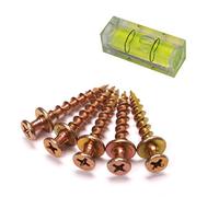 Hangman Bear Claw Picture Hanging Screws x 5 + Mini Level