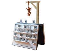 Hangman, Board Game Magnetic Cowboy, Playbook Board Game, Vocabulary Words Spelling Challenge Table Game, 3D Printed Magnetic Chess Set for Adults