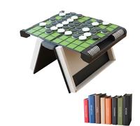 Hangman Game Book - 3D Printed Magnetic Word Guessing Game for Family Gatherings and Parties - Includes Chess, Four in a Row, and Sea Battle Sets