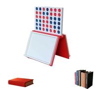 Hangman Game Book - 3D Printed Magnetic Word Guessing Game for Family Gatherings and Parties - Includes Chess, Four in a Row, and Sea Battle Sets