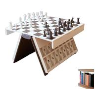 Hangman Game Book - 3D Printed, Portable Magnetic Word Guessing Board Game for Adults, Foldable Design for Easy Play