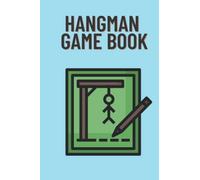 Hangman Game book: hangman game pad with black pages. Over 100 pages to play the classic hangman game. Hangman puzzle pad, hangman board game pad, Pad with hangman pages, Book with hangman pages