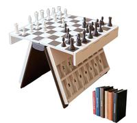 Hangman Game Book, Playbook - Hangman Game, 3d Printed Magnetic Chess Set, Four In A Row, Sea Battle, Backgammon, Portable Books Design Board Games For Family, Party, Event (B.)