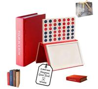 Hangman Game Book - Playbook'd 3D Printed Magnetic Board Game Collection, Includes Four in a Row, Sea Battle, Backgammon & Mancala, Portable Hardcover Book Design Strategy Games for Adults(Style-3)