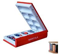 Hangman Game Book, Playbook'd Magnetic Chess Set & Board Game Storage, 3D Printed Backgammon & Word Spelling Challenge for Adults, Family, Travel, Party - Perfect as Book Shelf Games Mancala