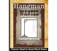 Hangman Game For Kids: The Classic Paper Word Game in One Book for Traveling or Home Activities
