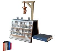 Hangman Game, Hangman Board Game Book, Magnetic H-angman Game In A Book, Vocabulary Words Spelling Challenge,3D Printed Magnetic Chess Set, Portable Books Design Table Board Games For Adults