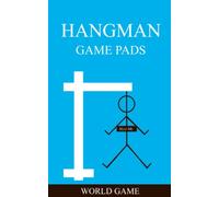 Hangman Game pads: Activity book, 18 4in-a-row 5x8 100p