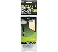 Hangman Products Heavy Duty Hangman Mirror and Picture Hanger with Walldogs 6-inch, Other, Multicoloured