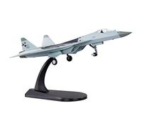 HANGOU 1/100 SU-57 Fighter Jet Plane Model Alloy Diecast Model Aircraft for Gift or Collection Model